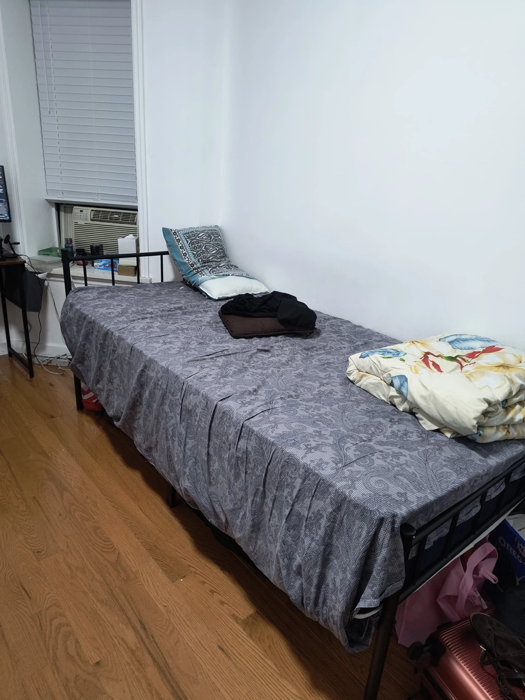Black Twin XL Metal Bed Frame - photo 4