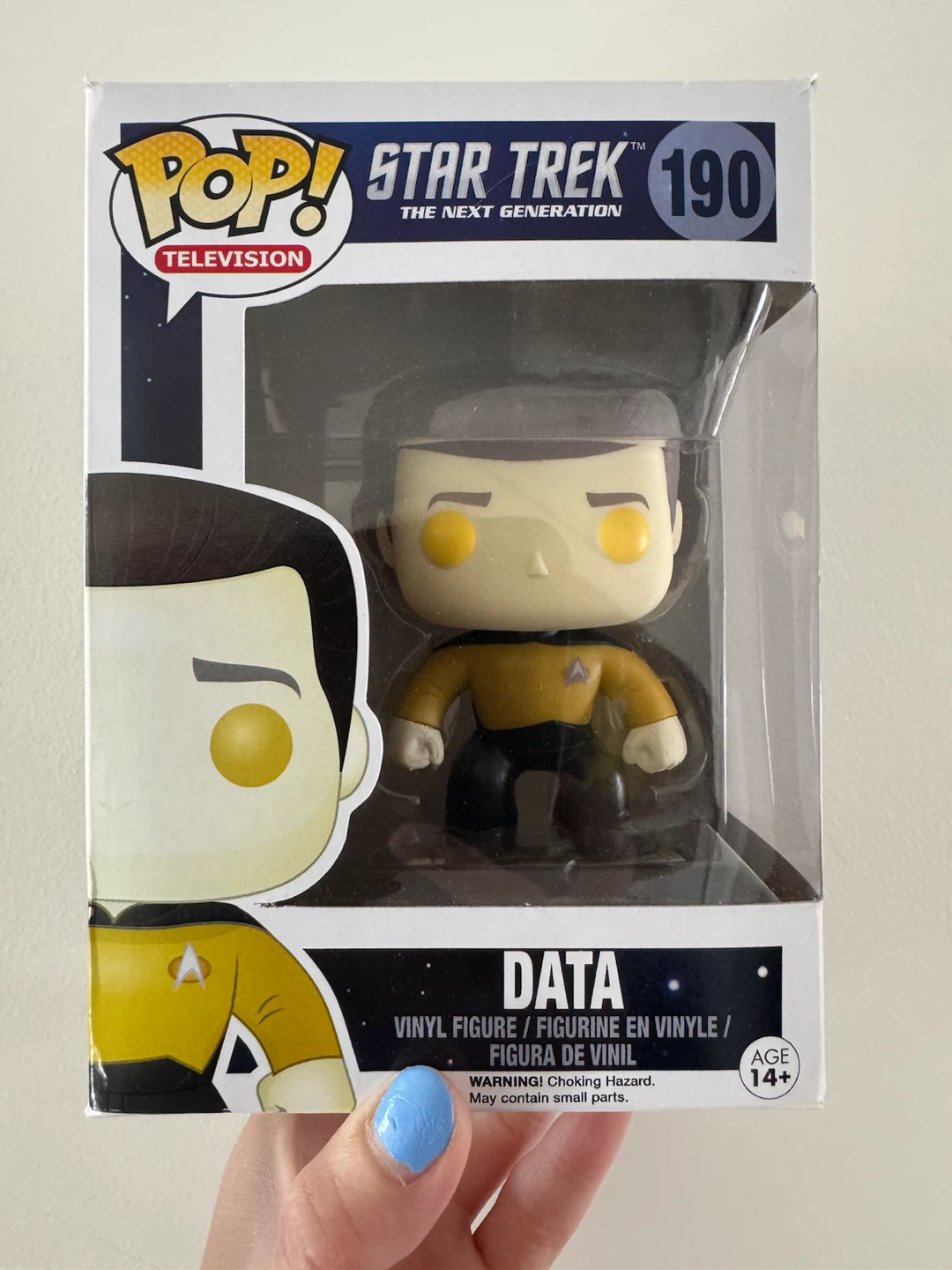 NIB Funko Pop! Star Trek The Next Generation Data #190
