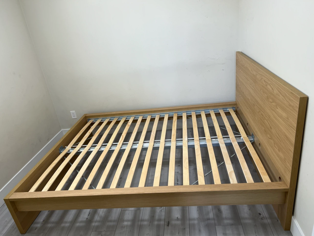 IKEA MALM Queen Bed Frame - Oak Veneer - photo 2