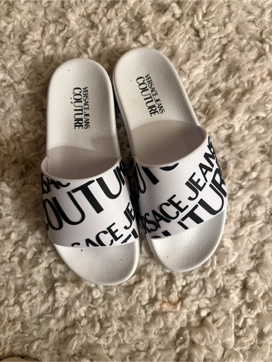 Versace Jeans Couture White Slides - photo 2