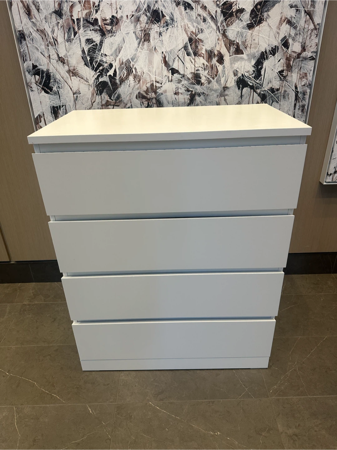 Ikea white 4 drawers dresser *Free delivery - photo 2