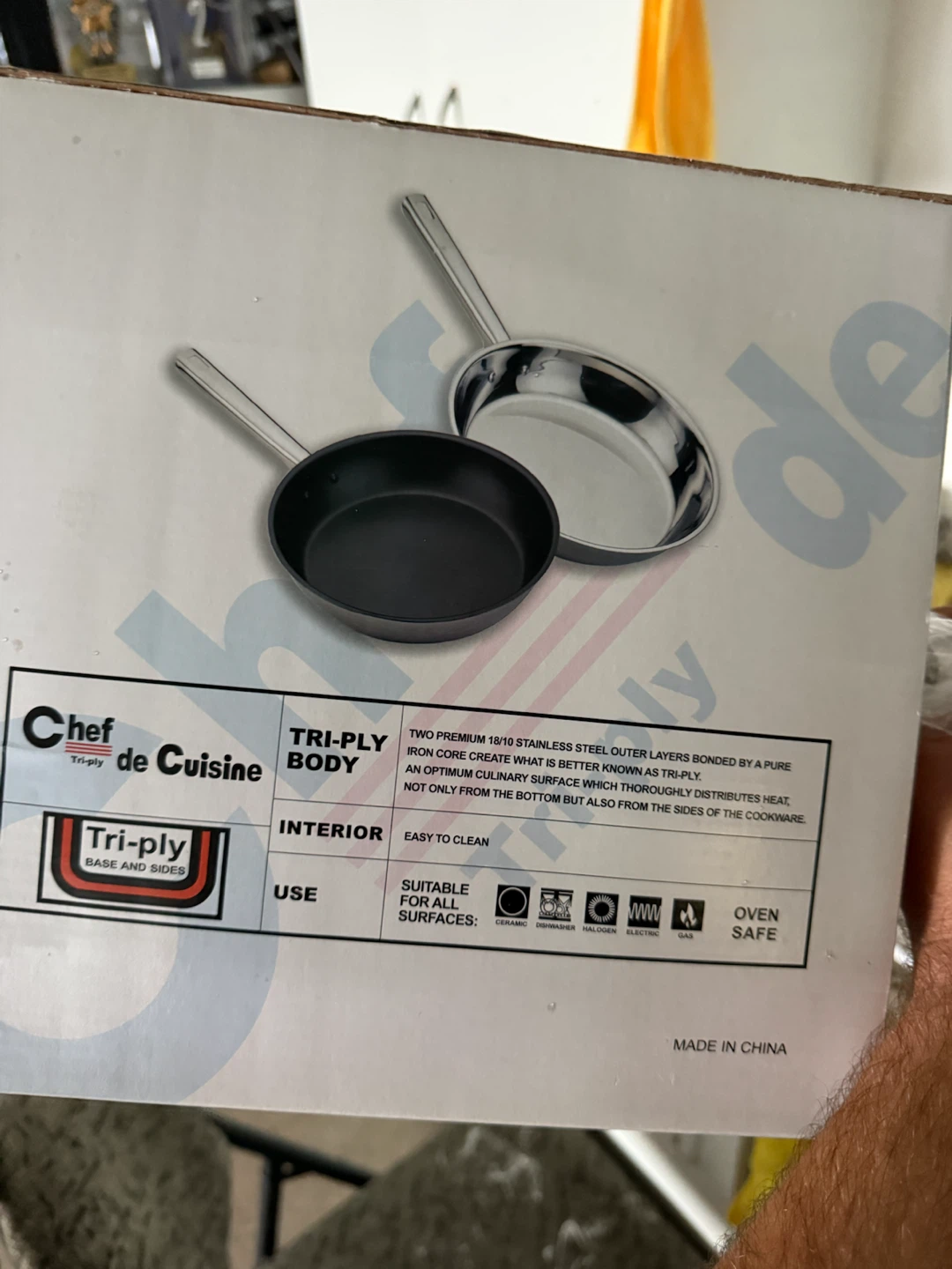 Chef de Cuisine Tri-Ply Frying Pan