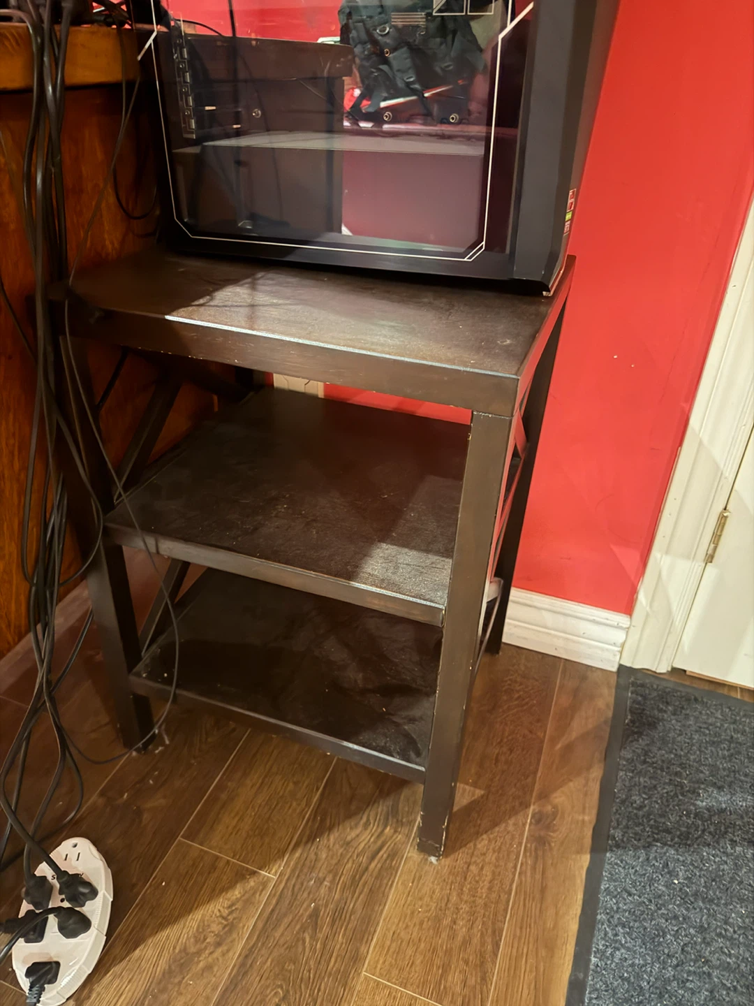 Dark Brown 3-Tier Shelf Unit