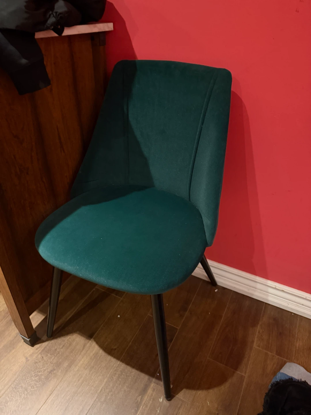 Teal Velvet Dining Chair