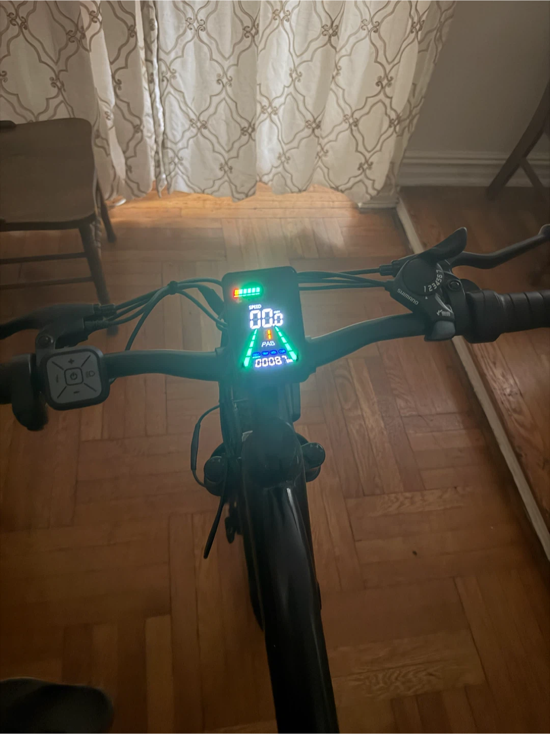Black Electric Bike