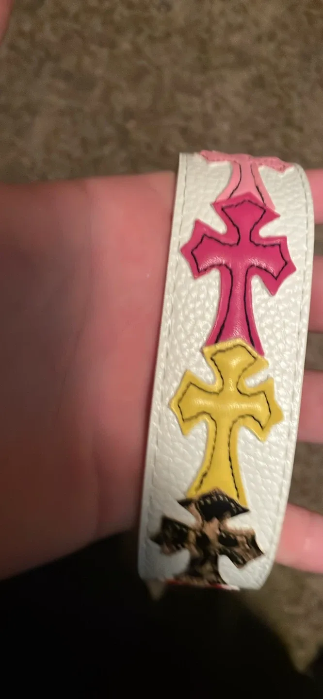 White Chrome Hearts MultiColor White  Belt - photo 2