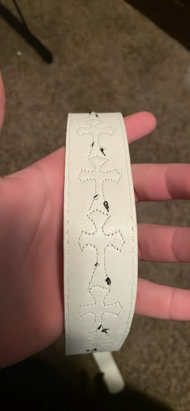 White Chrome Hearts MultiColor White  Belt - photo 3
