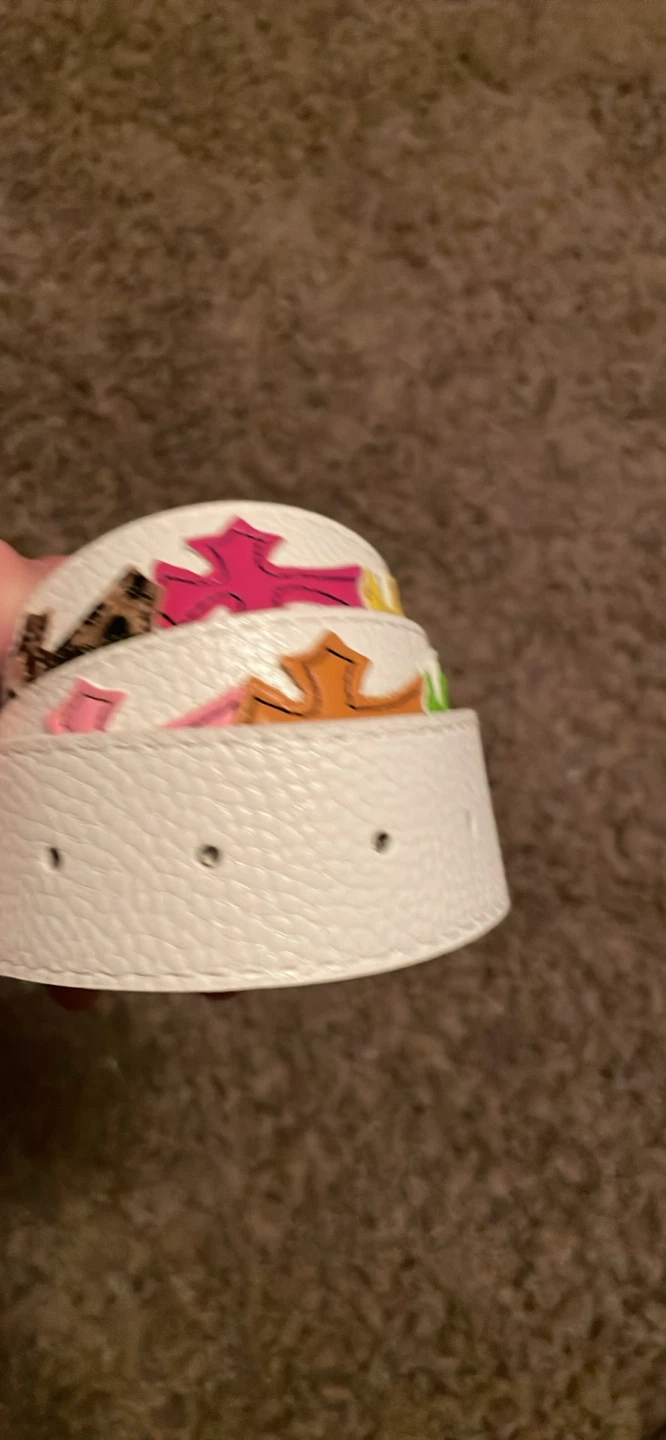 White Chrome Hearts MultiColor White  Belt - photo 4
