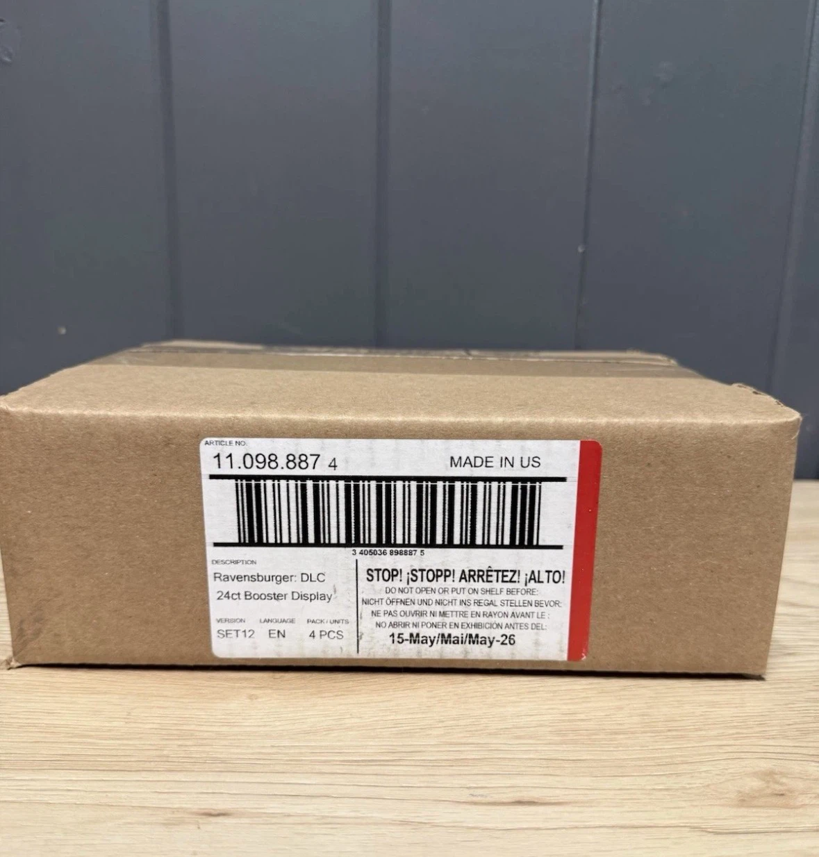 2025 DISNEY LORCANA SWILDS UNKNOWN SEALED BOOSTER BOX CASE OF 4