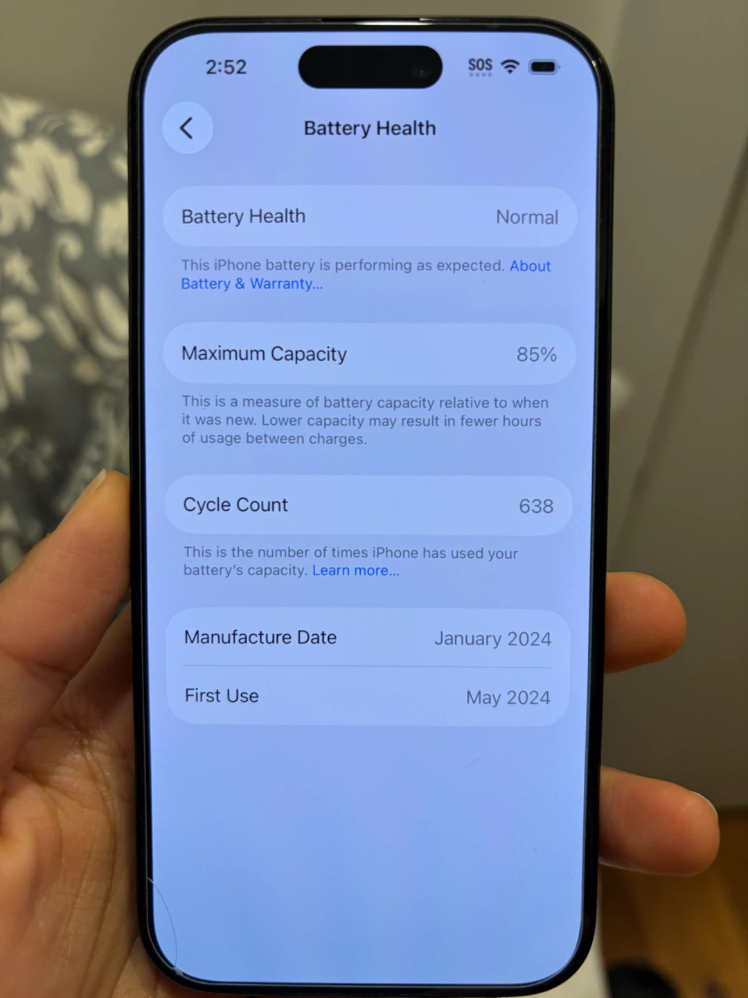 iPhone 15 Pro – 128GB – Blue Titanium – $820 - photo 3