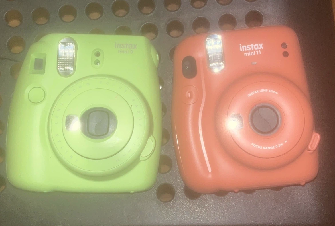 Fujifilm Instax Mini 9 and Mini 11 Instant Cameras