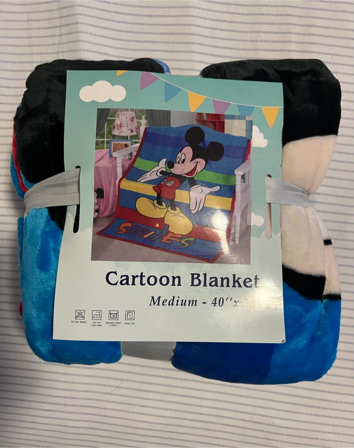 Disney Mickey Mouse Cartoon Blanket - Medium 40"x55" - photo 2