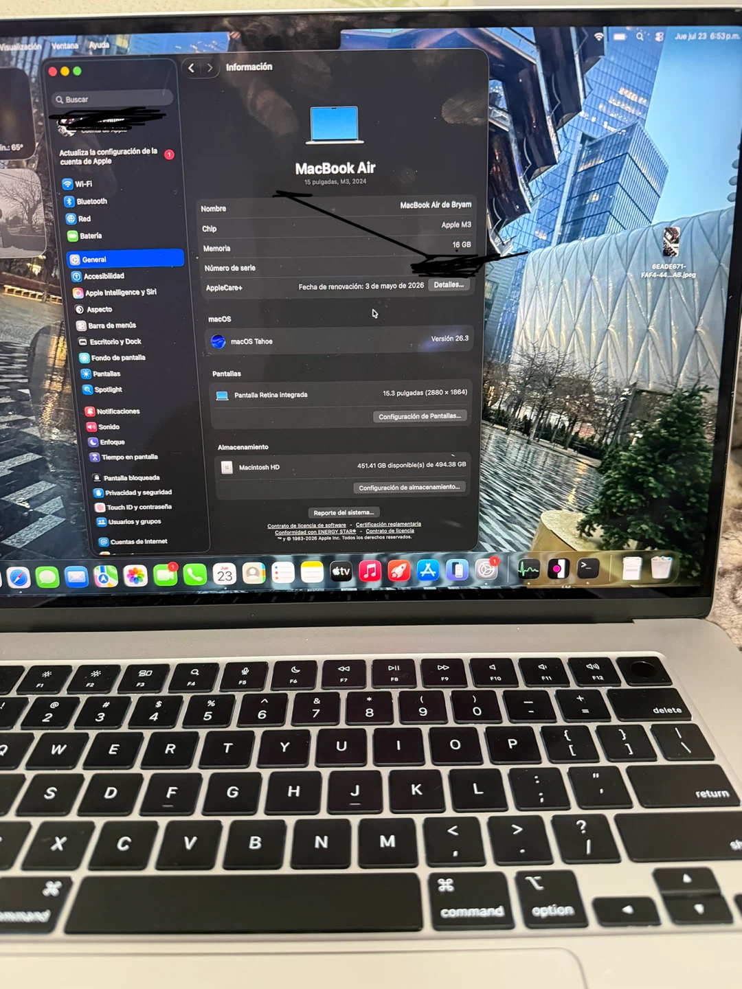 Apple MacBook Air M3 15-inch Laptop