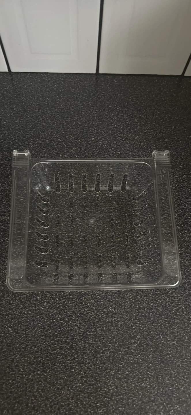 Clear Plastic Fridge Organizer Bins (Set of 2) - photo 2