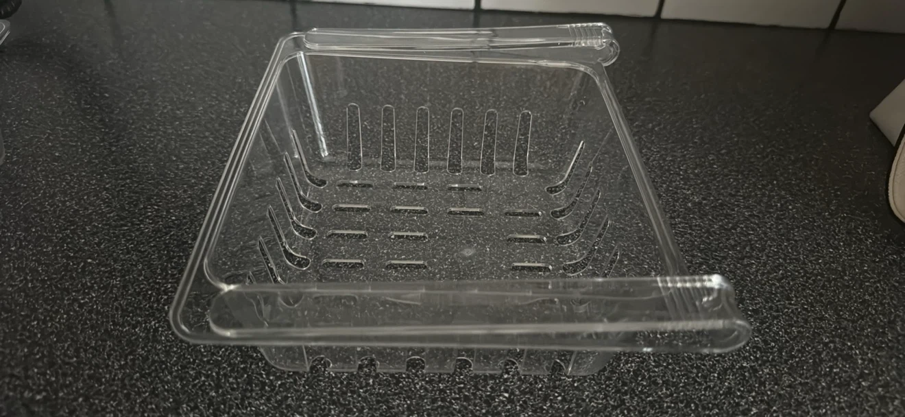 Clear Plastic Fridge Organizer Bins (Set of 2) - photo 4