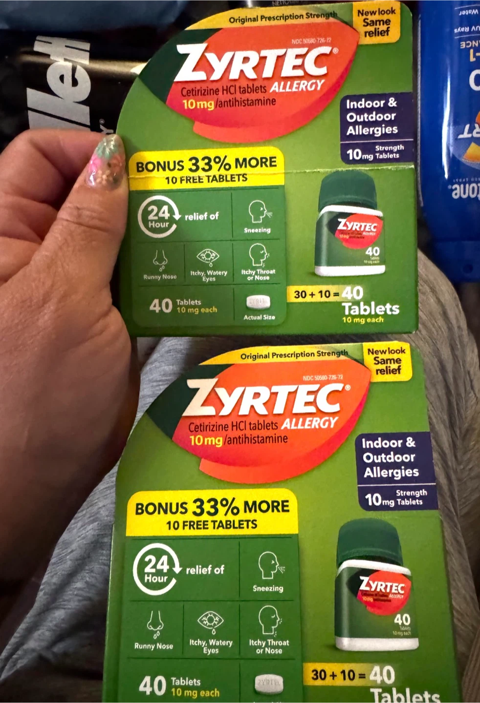 Zyrtec Allergy Tablets 40 ct $15 each