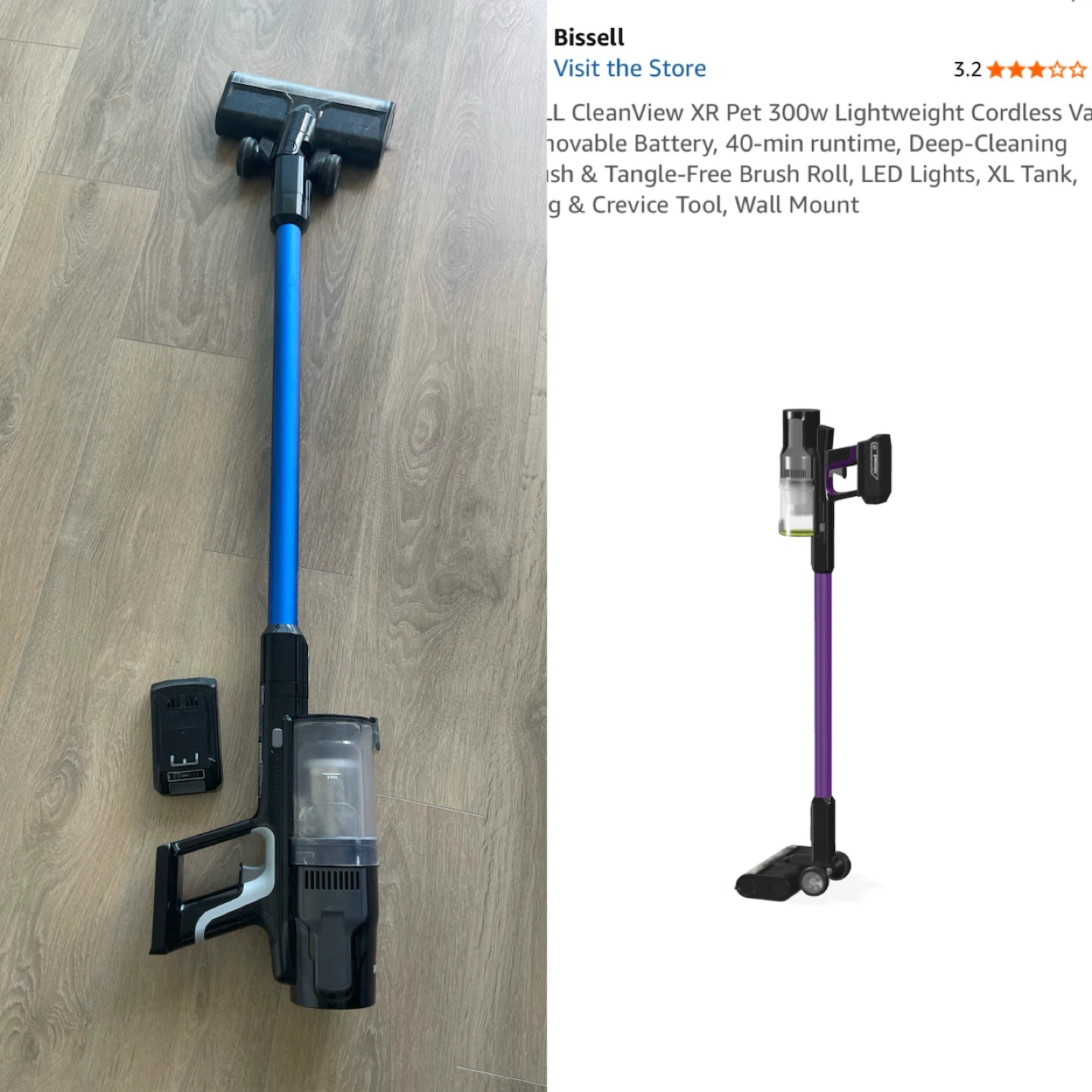 Bissell CleanView XR Pet Cordless Vacuum