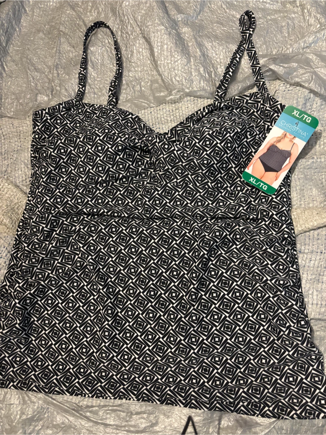 Christina Swimwear Tankini Top XL/TG