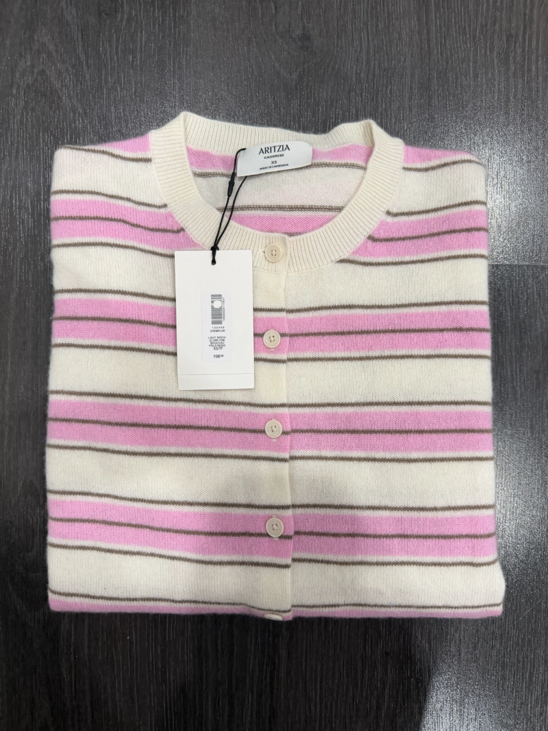 Aritzia Bare Cashmere Noteworthy Cardigan Size XS NWT - photo 3