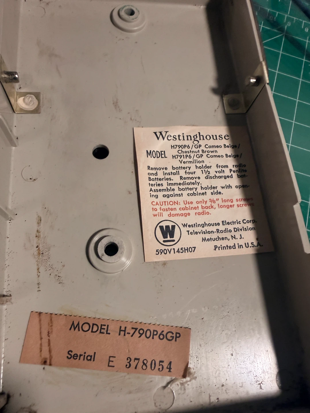 Westinghouse Transistor Radio H790P6/GP - photo 4