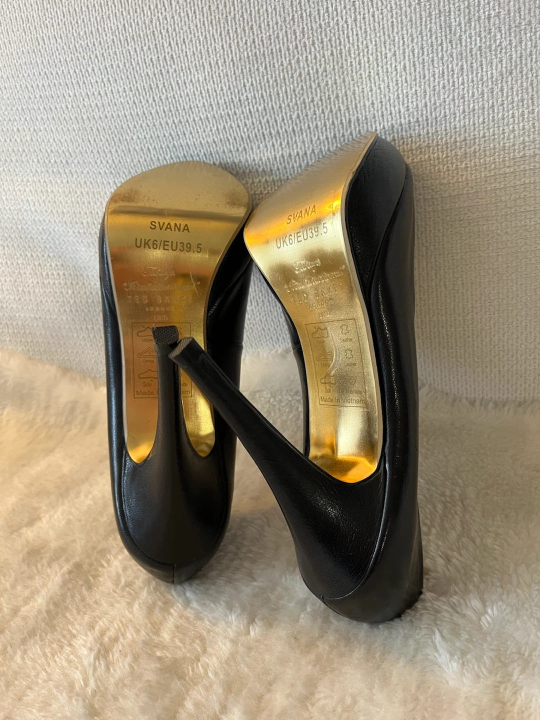 Ted Baker Peep Toe Leather Heels 8.5 - photo 2