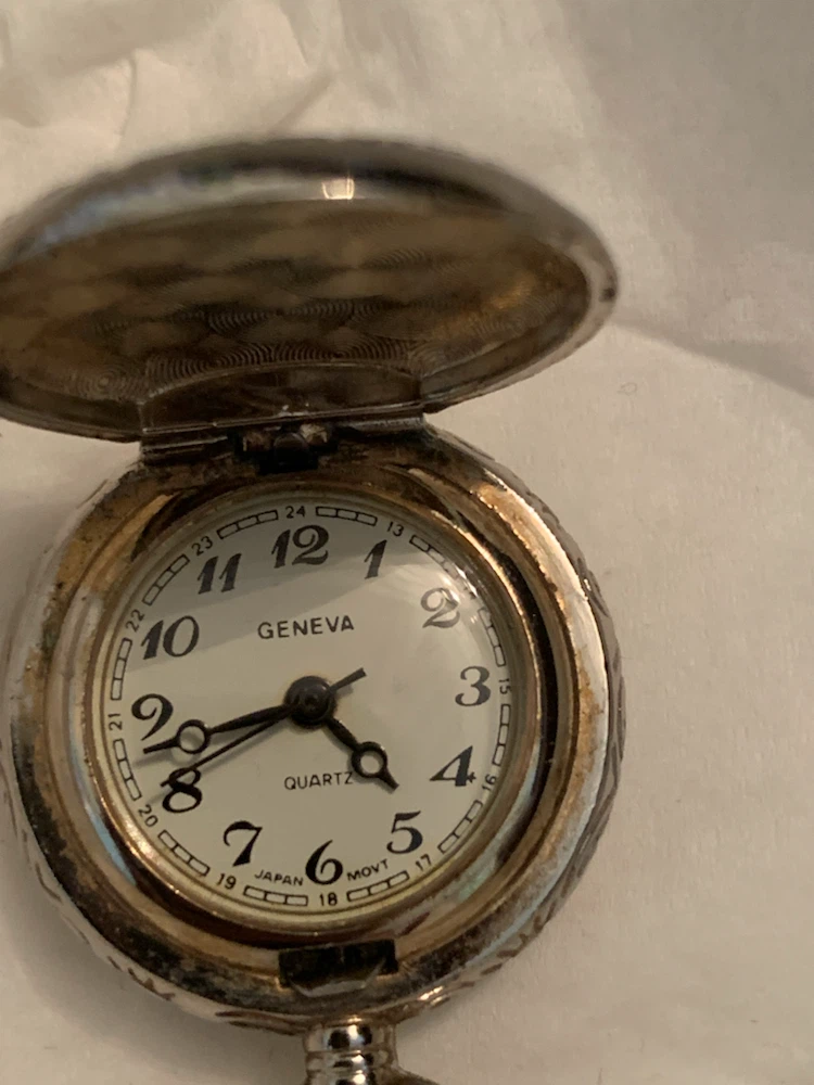 Geneva Quartz Pocket Watch