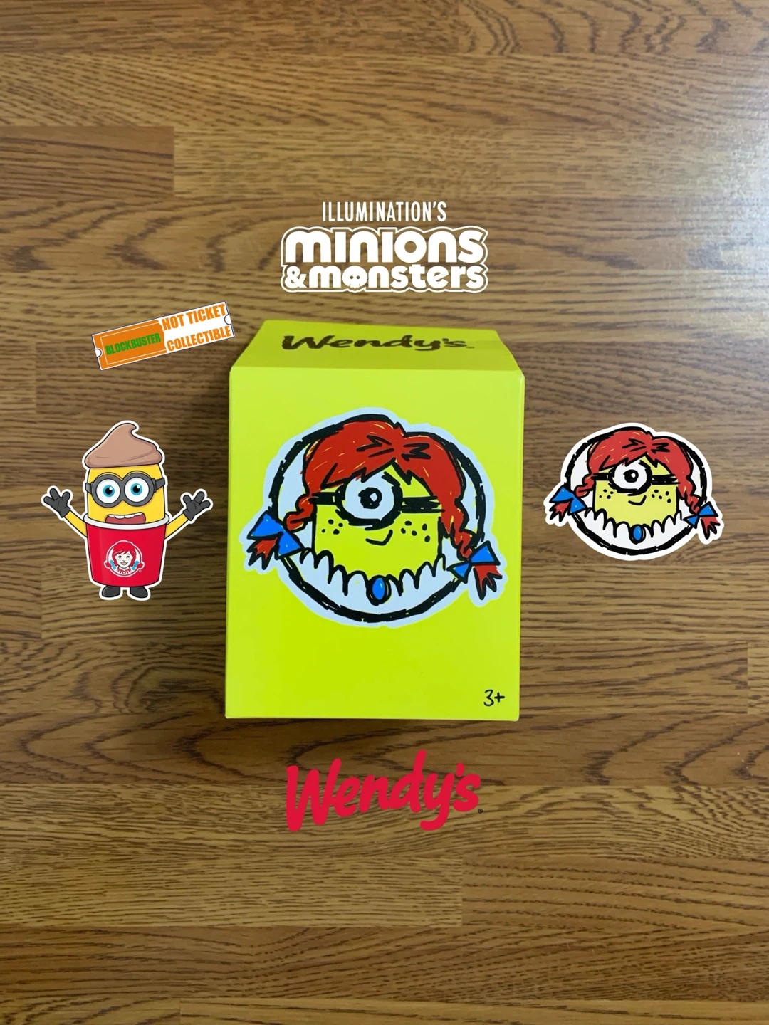 Wendy’s | Minions & Monsters LE Exclusive Collectible (Frosty)