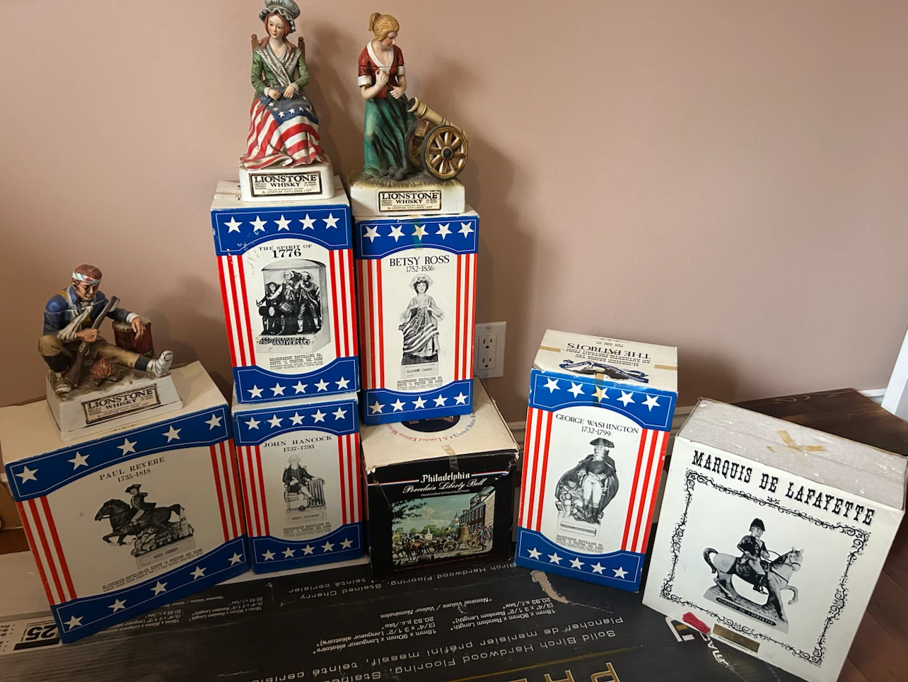 Lionstone Whisky Decanter Collection - Historical Figures