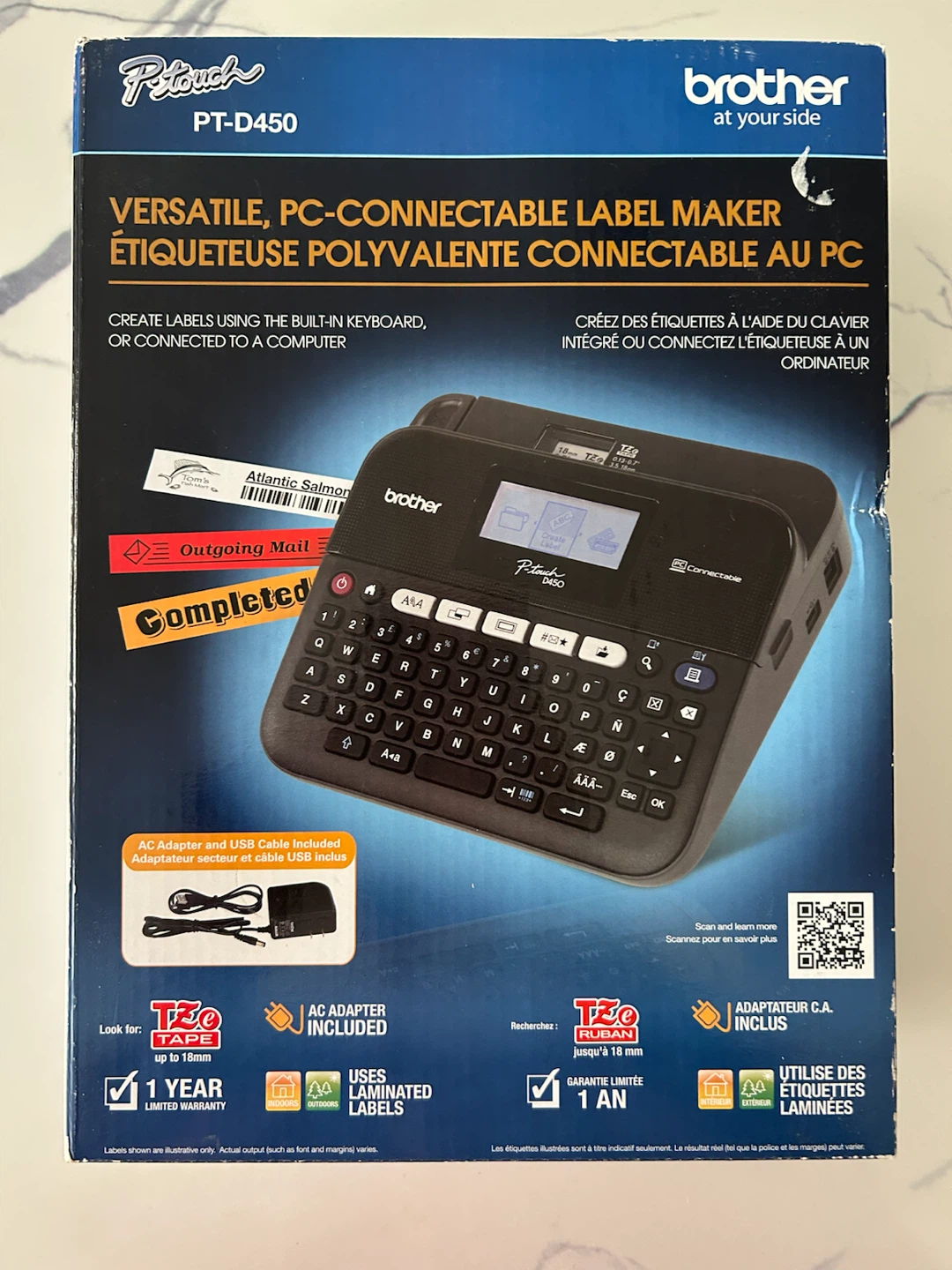 Brother PT-D450 P-touch Label Maker (NEW!)
