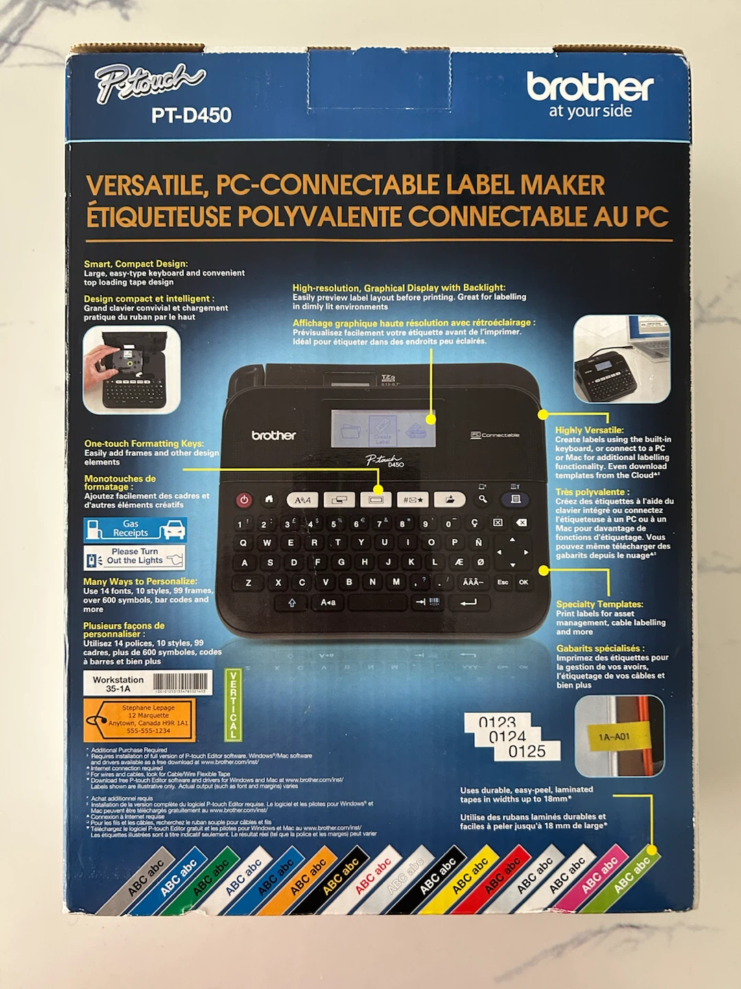 Brother PT-D450 P-touch Label Maker (NEW!) - photo 2