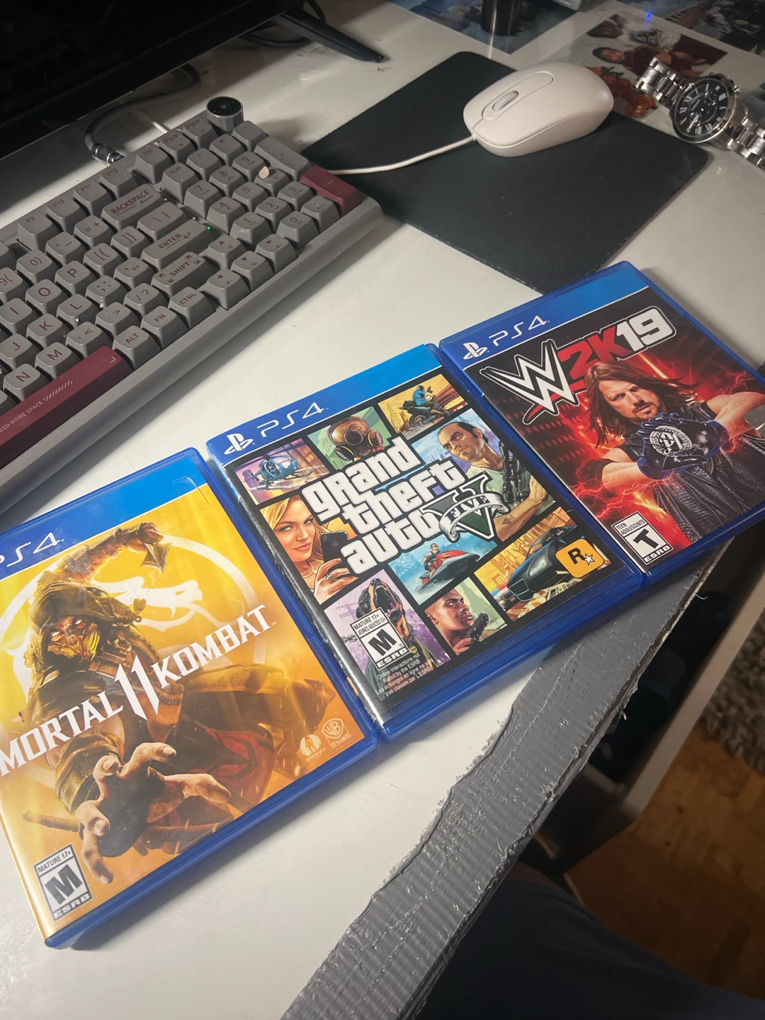 PS4 Games: Mortal Kombat 11, GTA V, WWE 2K19