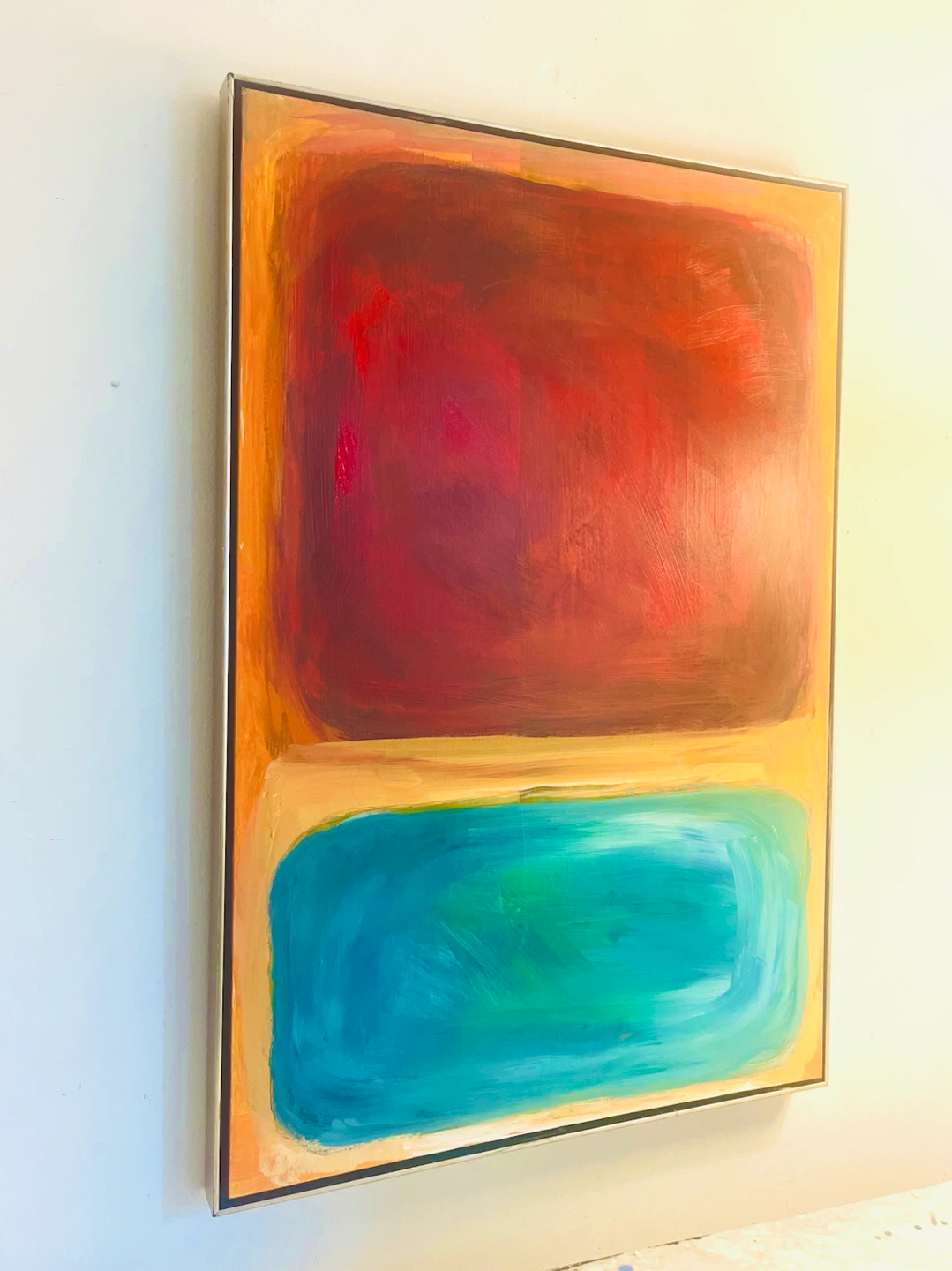 Abstract Canvas Painting25x37”