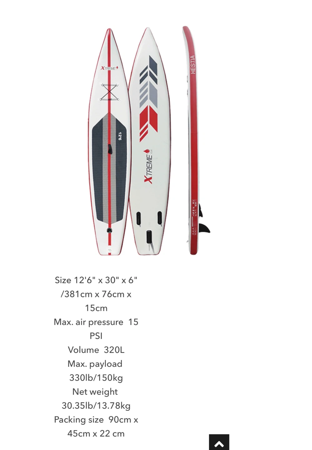 XTRME HESITIA 12'6" Stand Up Paddleboard - photo 2