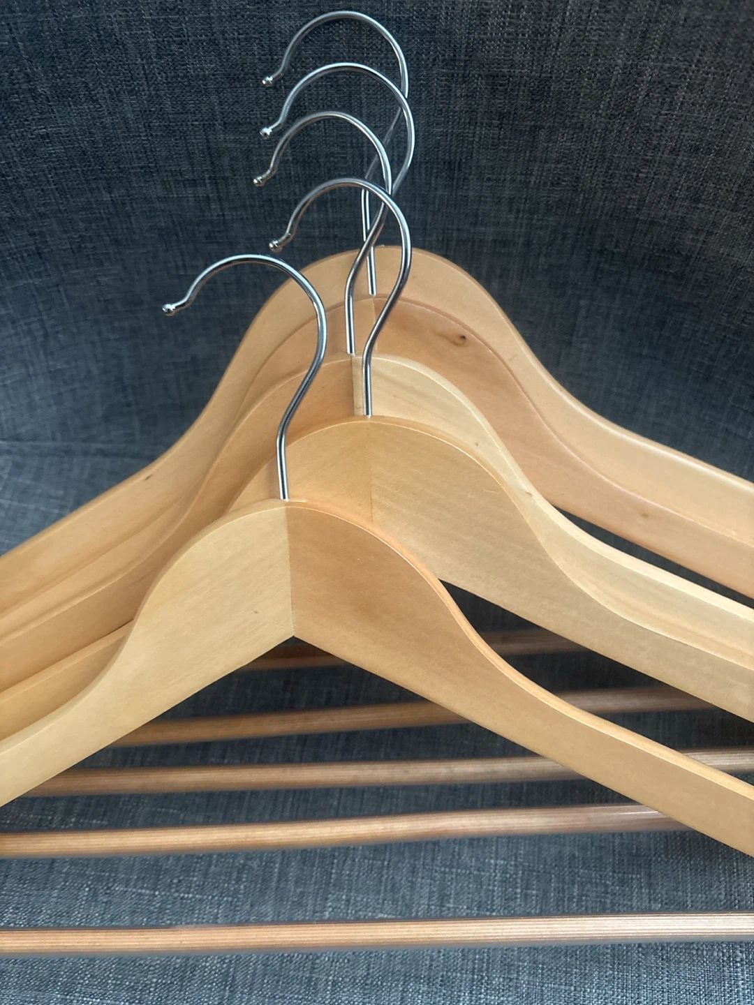 New Wooden Hangers - Set of 5 - photo 2