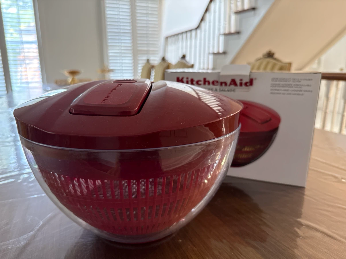 KitchenAid Red Salad Spinner