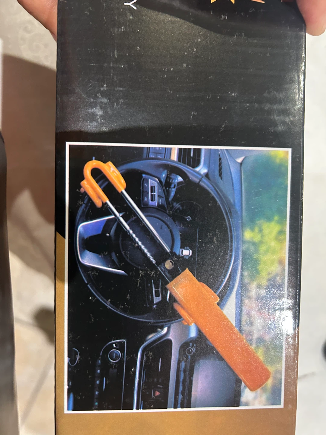 TEVLAPHEE Double Hooks Steering Wheel Lock - photo 4