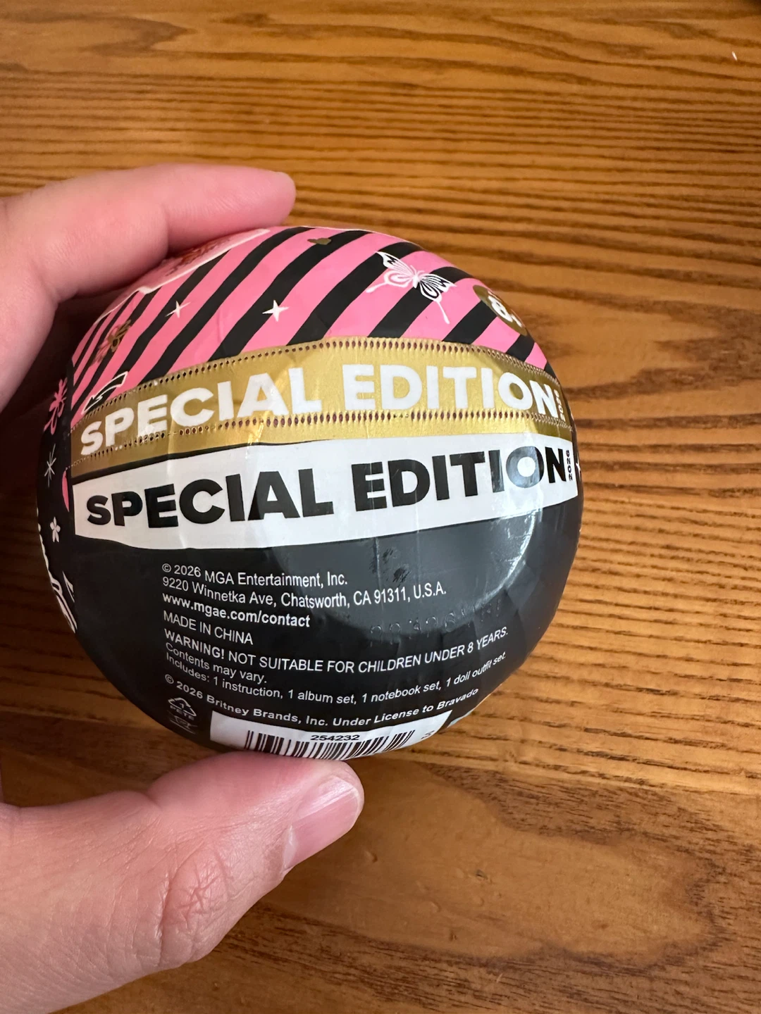 MGA Mini Verse Real Music Britney Spears Special Edition Ball - photo 3