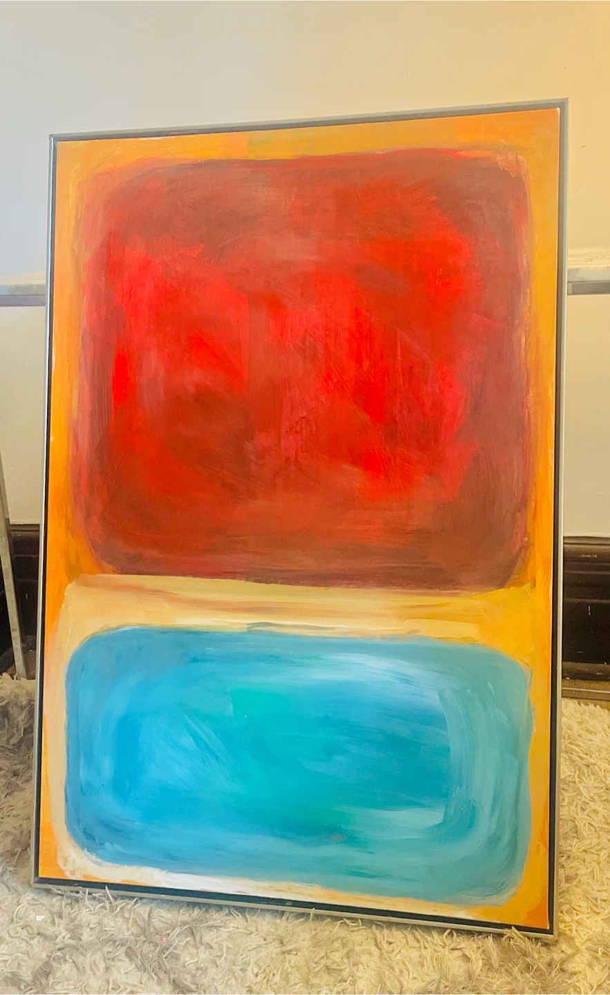 Abstract Canvas Painting25x37” - photo 3