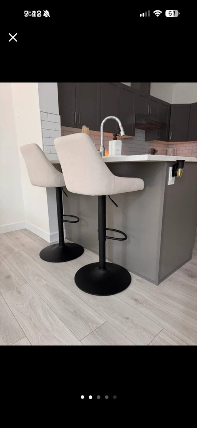 2 barstool chairs