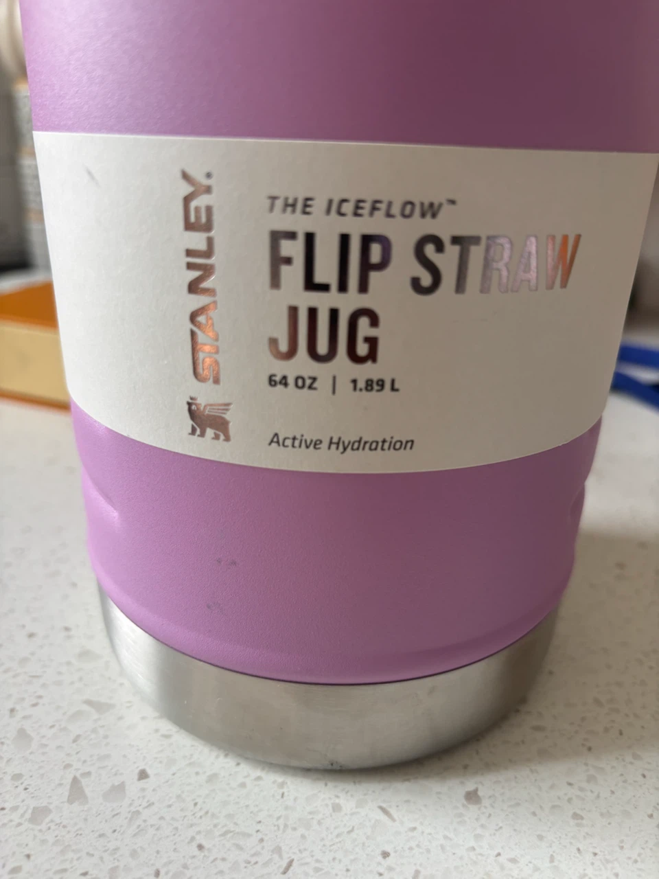 Stanley The IceFlow Flip Straw Jug 64oz Lavender - photo 2