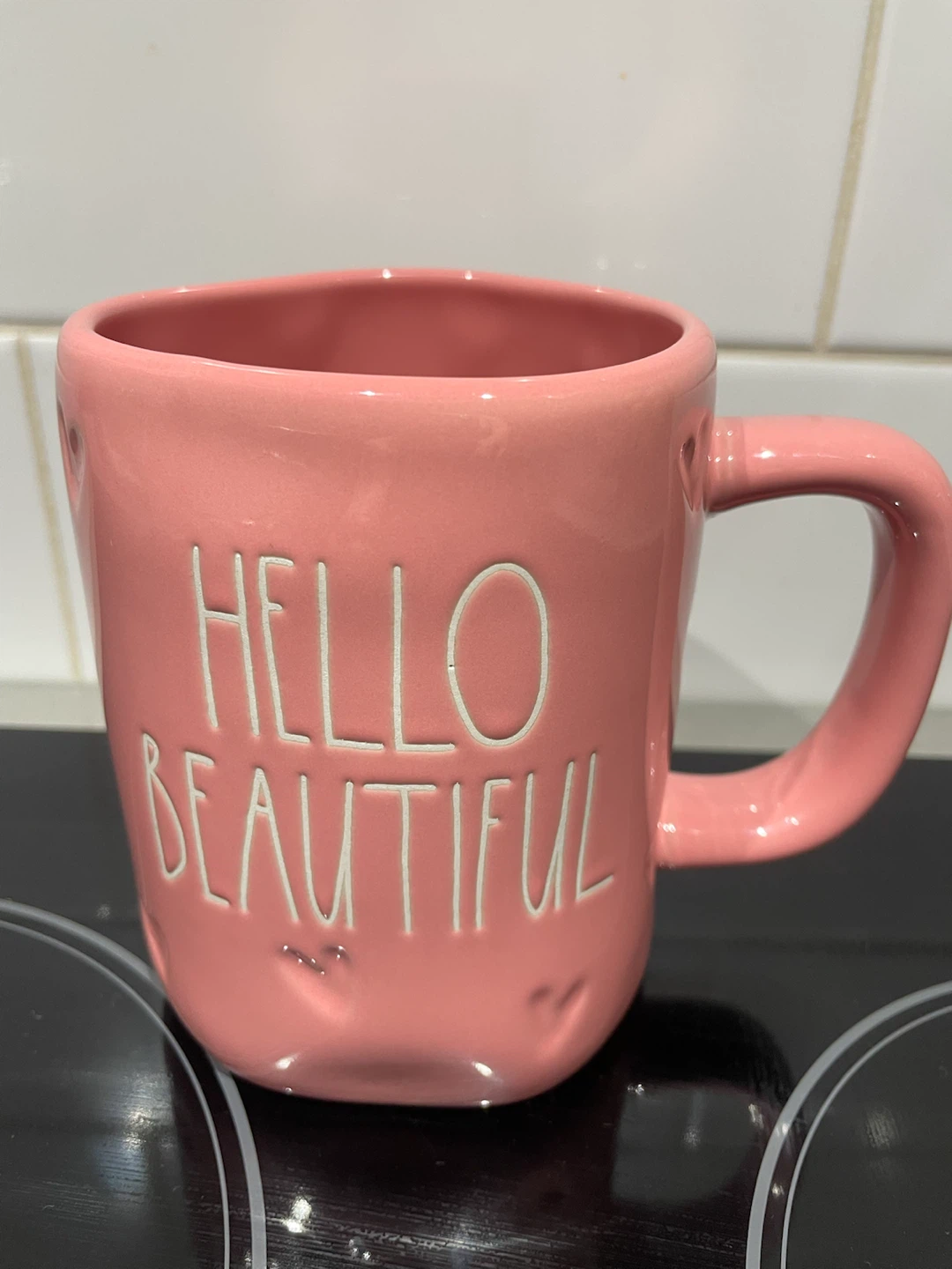 NEW! RAE DUNN Mug - Hello Beautiful