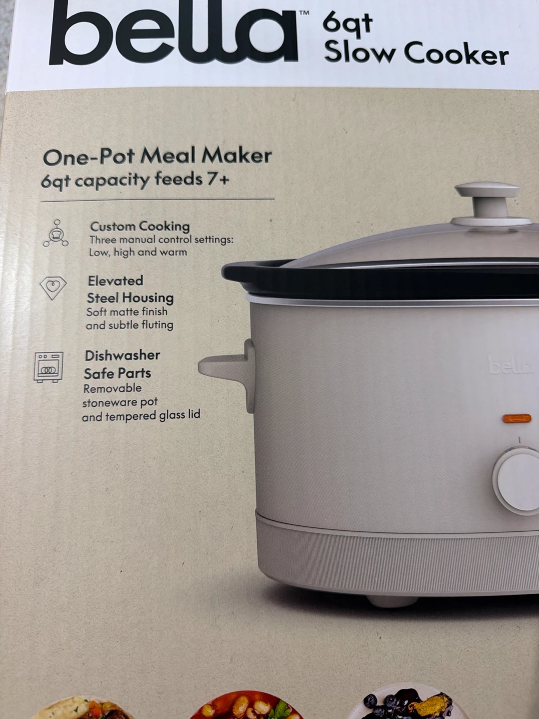 Bella 6qt Slow Cooker - One-Pot Meal Maker - photo 2