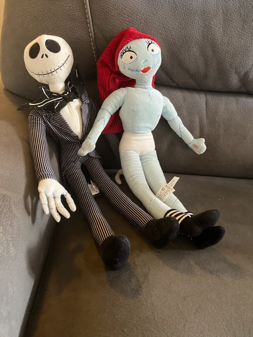 The Nightmare Before Christmas Jack & Sally Plush Dolls