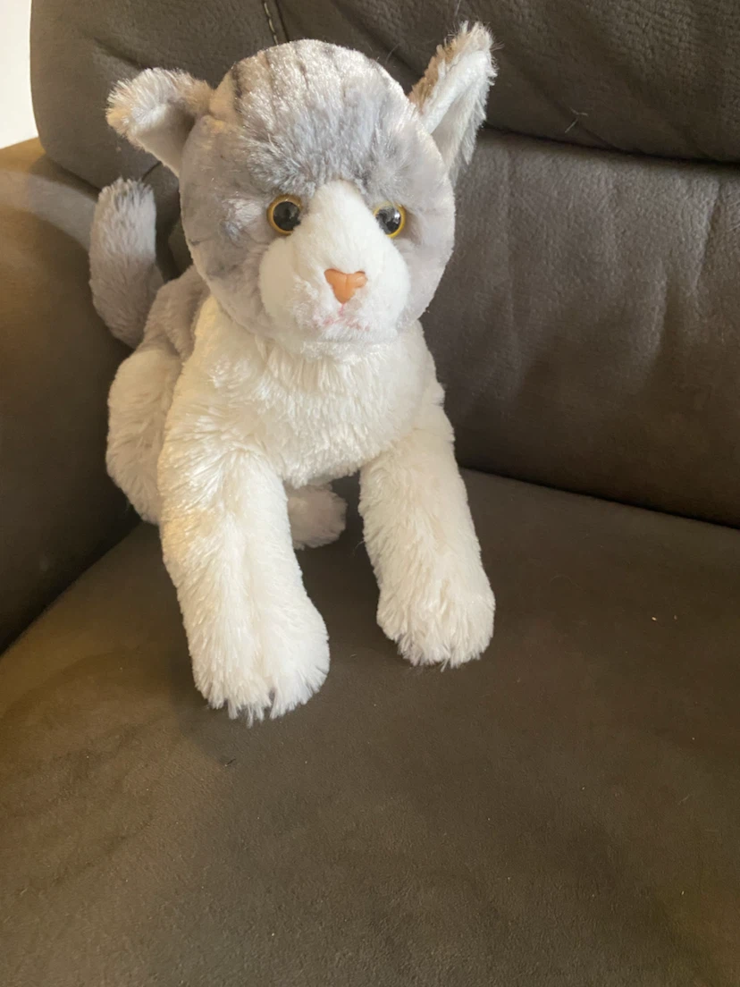 Yomiko Classics Grey Tabby Cat Plush Toy