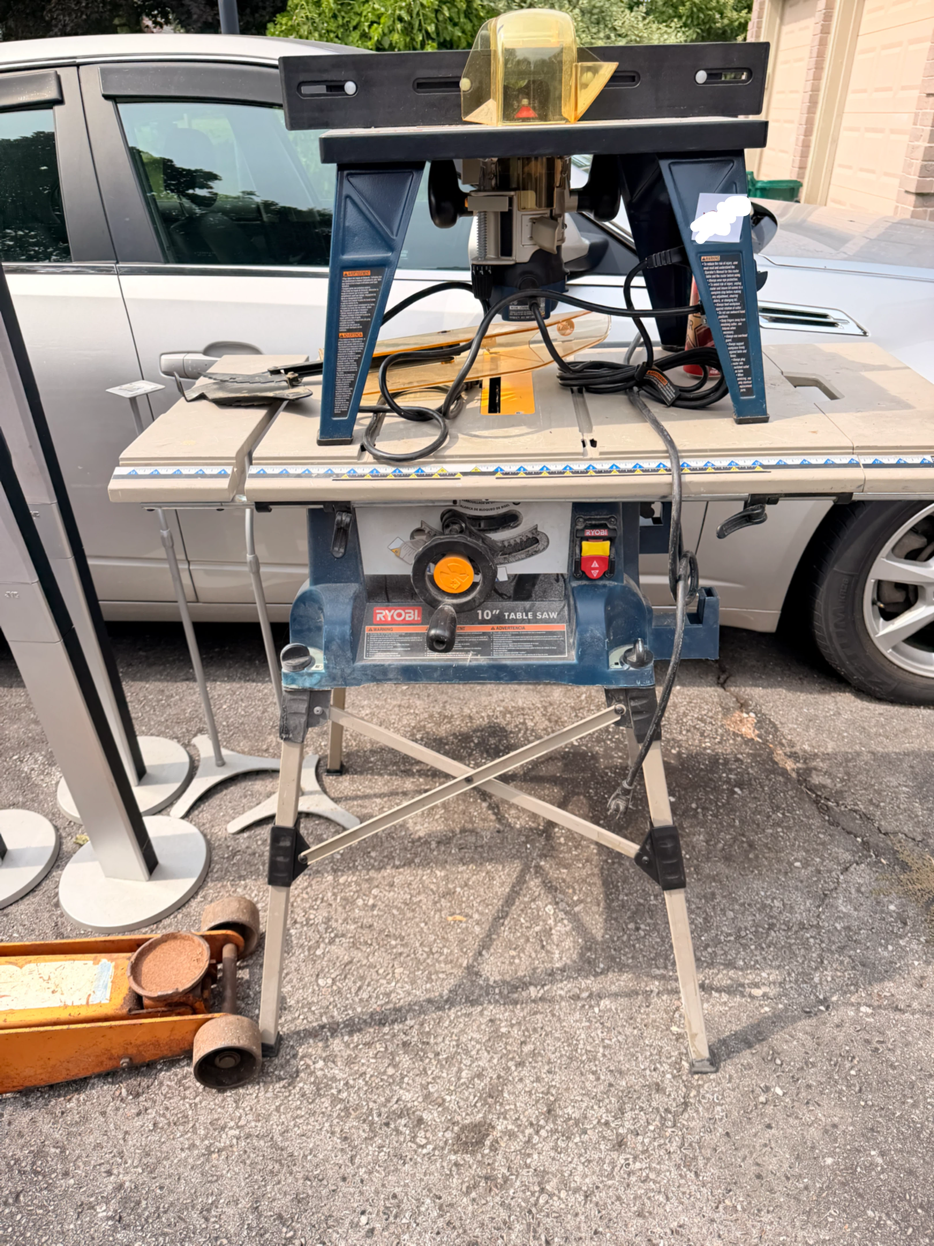 Ryobi 10" Table Saw with Router Attachment