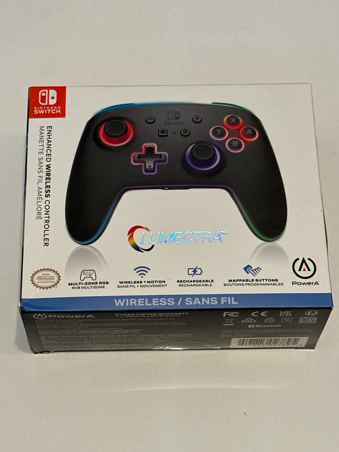 Enhanced wireless controller for Nintendo switch