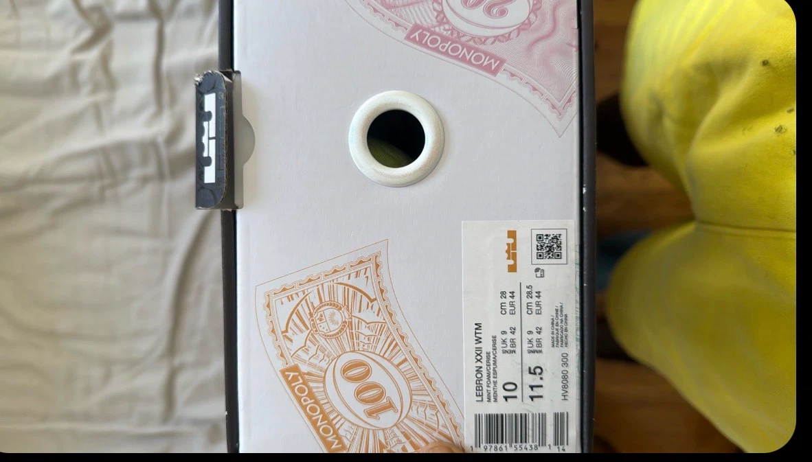 Nike LeBron XII WTM Monopoly Men's Basketball Shoes Size 10 - photo 3