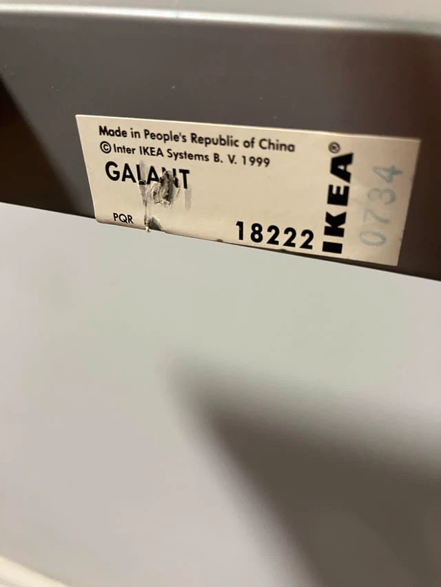 IKEA Galant desk frame 18222 with adjustable T legs $50 - photo 4