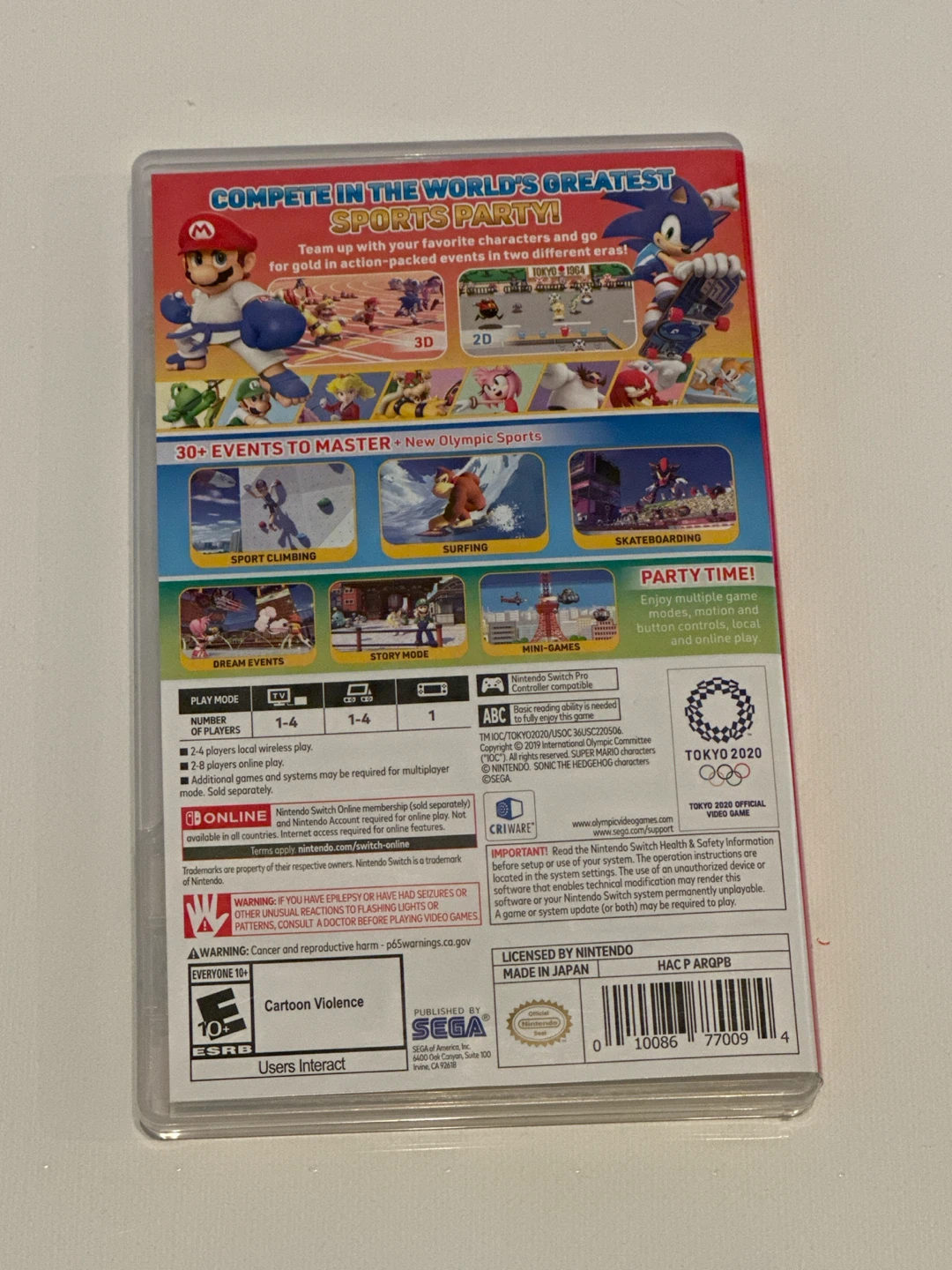 Mario & Sonic at the Olympic Games Nintendo Switch Game - photo 2