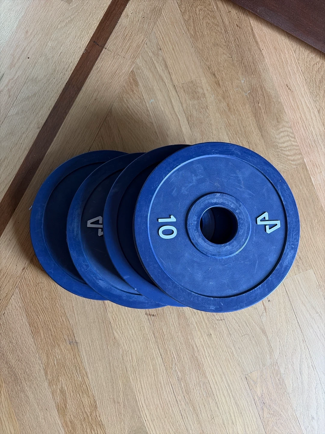 Set of 4 Blue 10lb Weight Plates